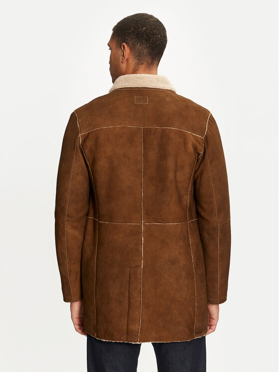 Milestone Milestone Природний овчинний тулуб Tabeo 431632 21045 Коричневий Regular Fit