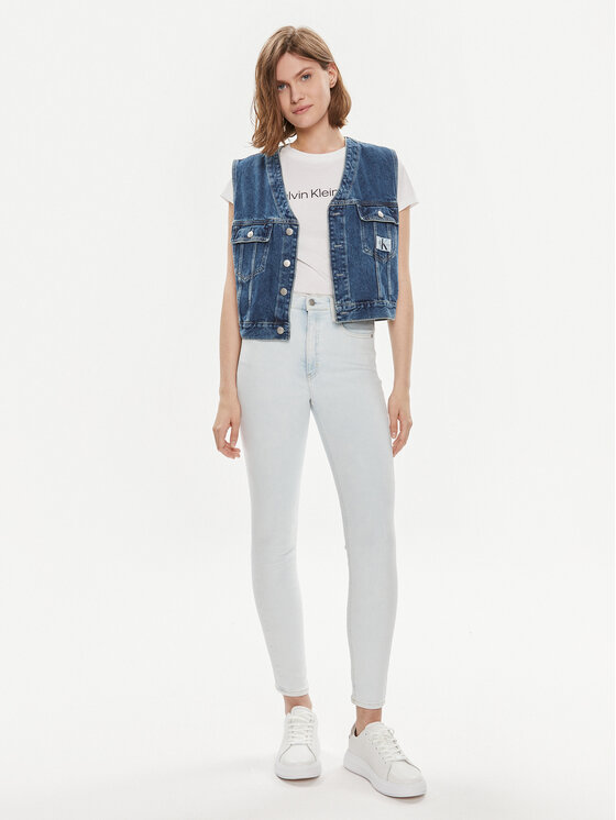 Calvin Klein Jeans Calvin Klein Jeans Džinsi J20J223308 Zils Skinny Fit