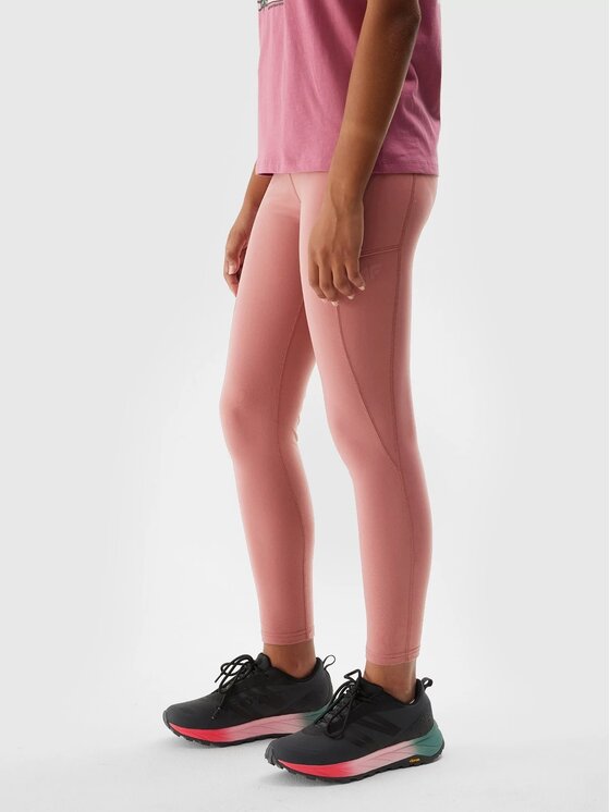 Legginsy 4F, Rozmiar 146/152, Różowe, TFTIF148-54S