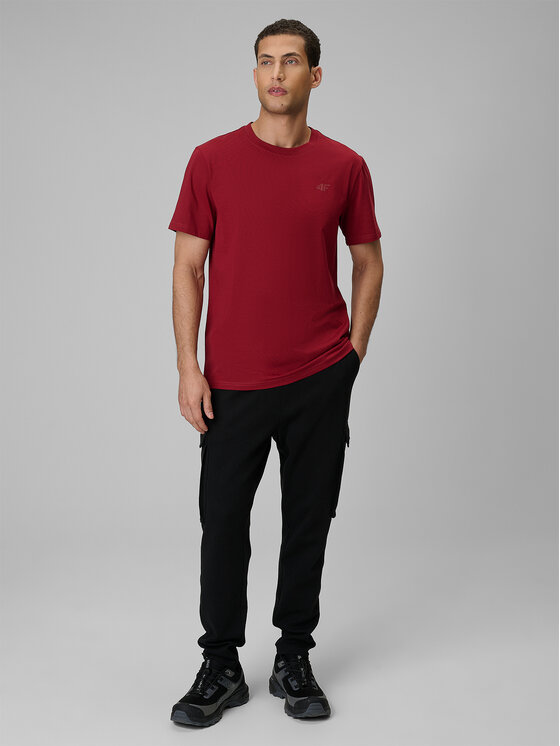 4F 4F Spodnie dresowe ESSENTIAL 2 Czarny Slim Fit