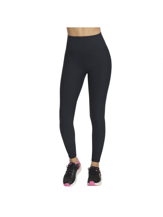 Legginsy Skechers, Rozmiar M, Grantowe, Skechers GO Flex Rib Fl HW Legging