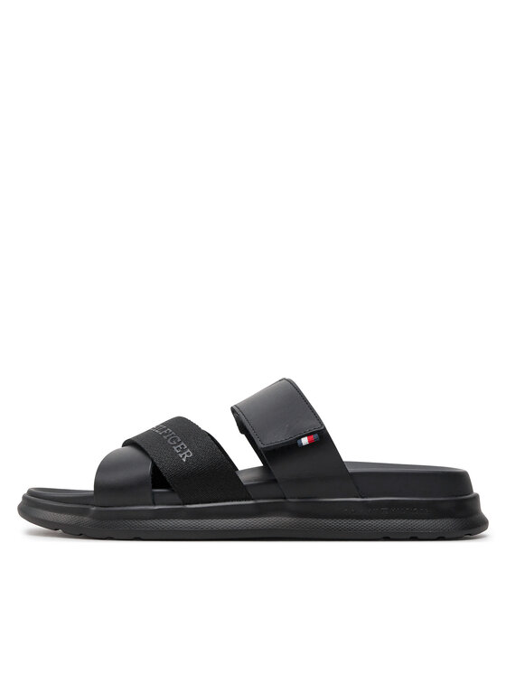Tommy Hilfiger Tommy Hilfiger Ciabatte D Density Hilfiger Mix Sandal FM0FM05004 Nero
