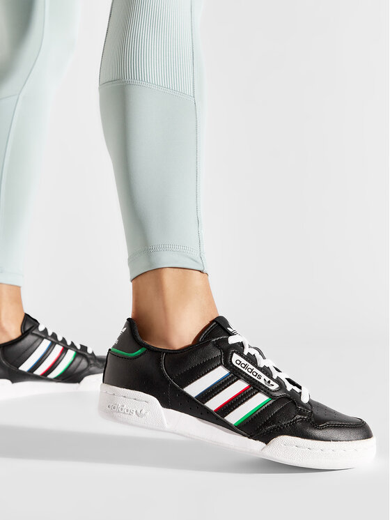 adidas adidas Sneakersy Continental 80 Stripes J GW6643 Czarny
