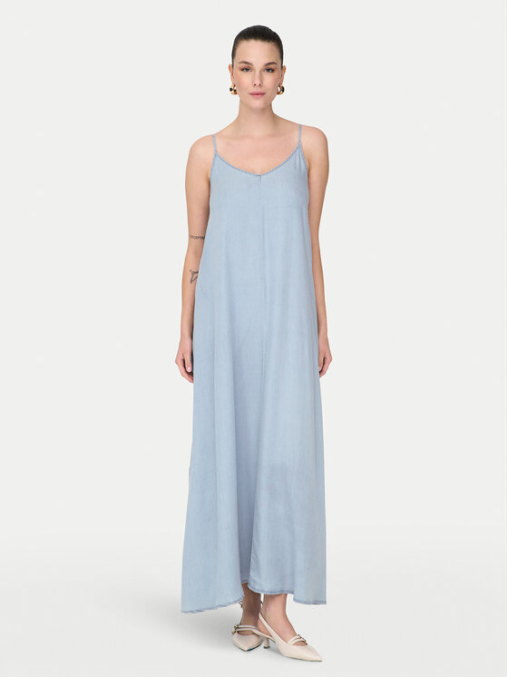 ONLY ONLY Poletna obleka Charis 15337932 Modra Loose Fit