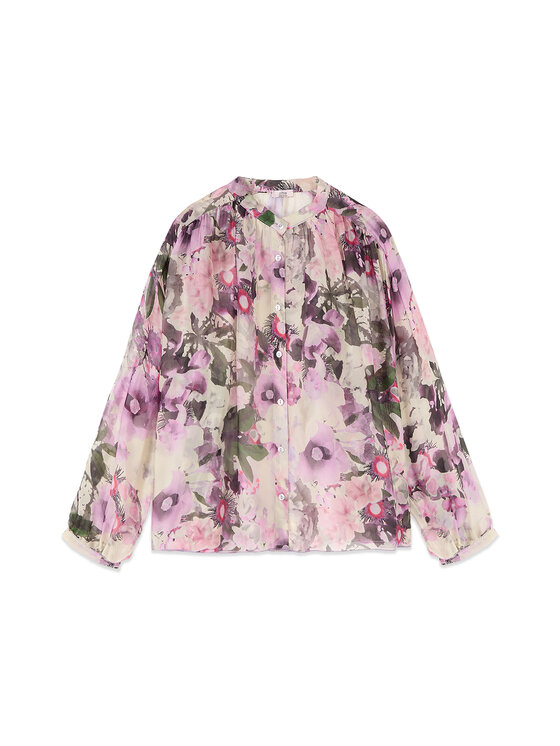 Oltre Oltre Koszula 5011J000829N0R9 Różowy Regular Fit