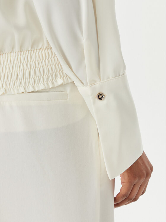 Rinascimento Rinascimento Bluza CFC0122613003 Écru Regular Fit