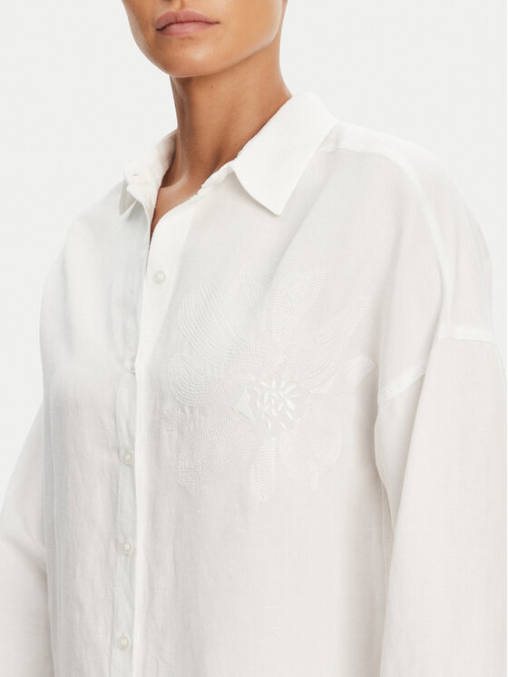 TATUUM Tatuum Košile Jenna T2504.083 Bílá Relaxed Fit