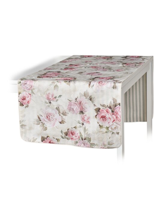 Roseberry Home Roseberry Home Bieżnik dwustronny Roselle & Stripes Różowy