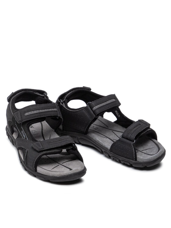 Geox Geox Sandály U S.Strada D U8224D 050AU C9310 Černá