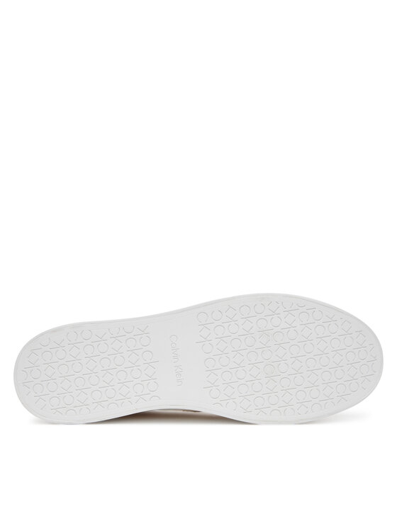 Calvin Klein Calvin Klein Teniși Vulc Slip On - Jacq HW0HW02411 Écru