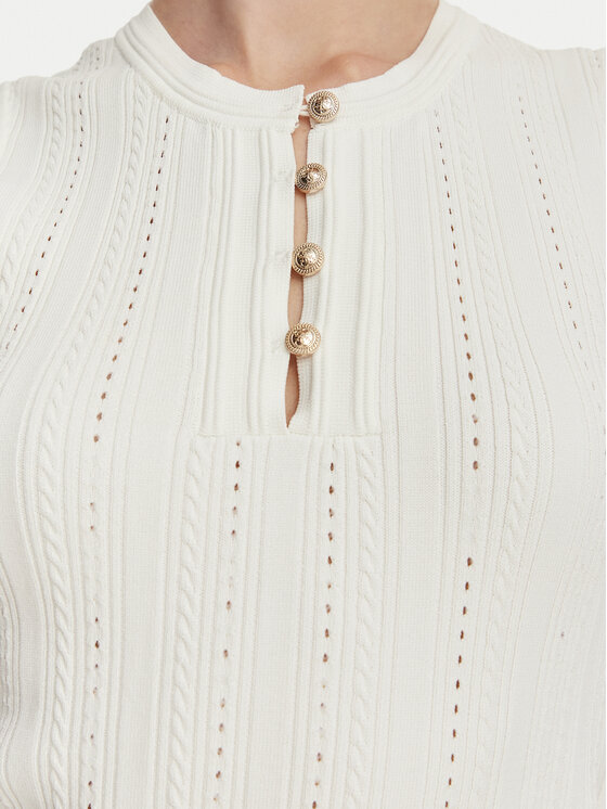 Guess Guess Блузка W6YR24 Z0970 Білий Regular Fit
