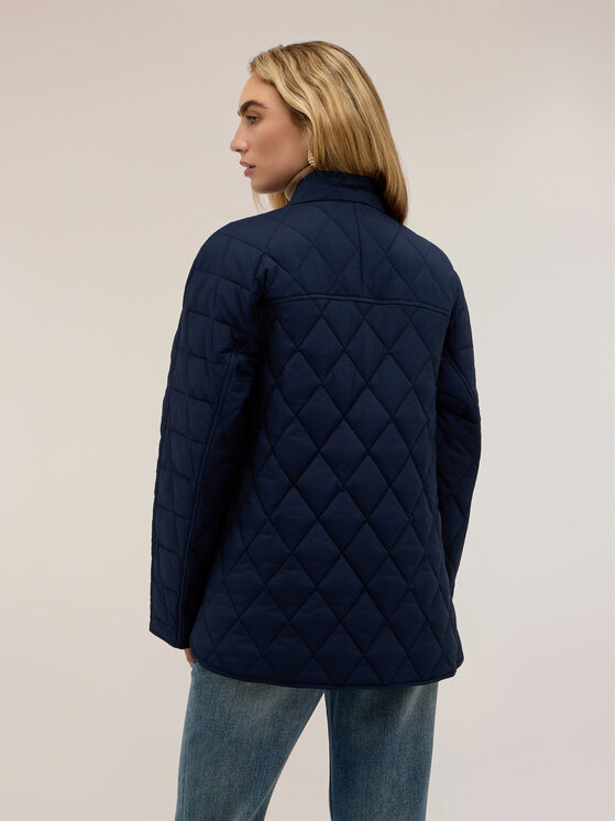 Motivi Motivi Giubbotto piumino F004W000094N034 Blu Over Fit