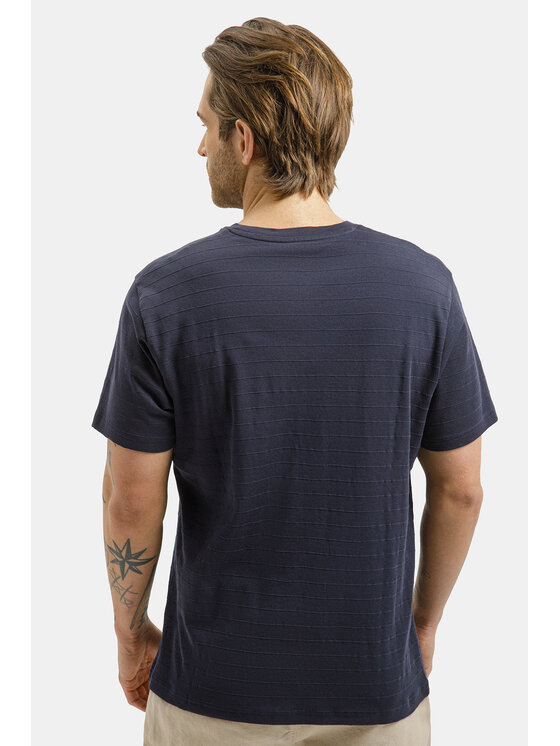 Cross Jeans Cross Jeans T-Shirt 16159-310 Granatowy Regular Fit