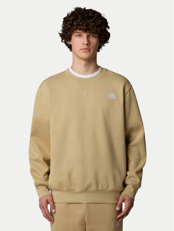 The North Face Bluză Essential NF0A89ET Bej Relaxed Fit