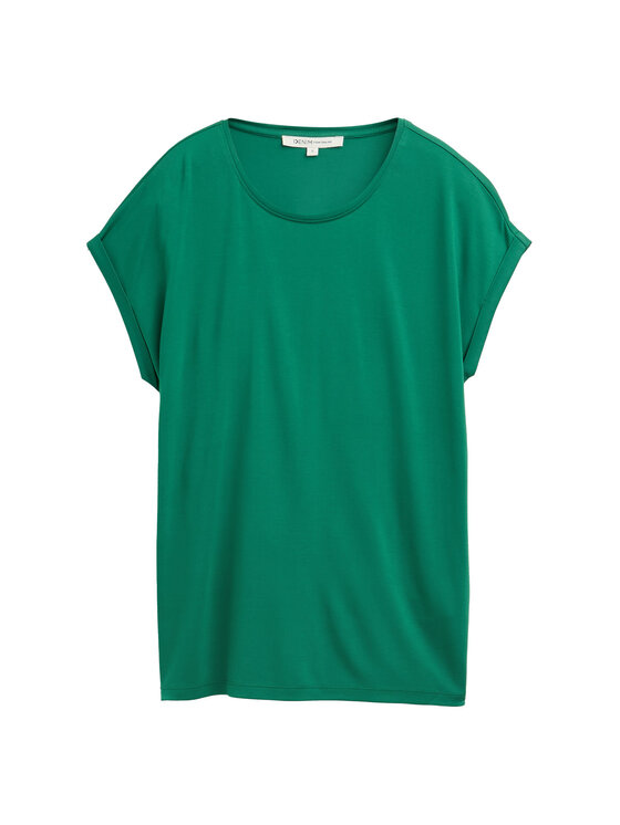 Tom Tailor Denim Tom Tailor Denim Tricou 1030942 Verde Regular Fit