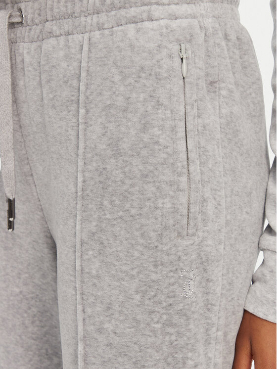 Juicy Couture Juicy Couture Spodnji del trenirke Tina JCAPW045 Siva Regular Fit