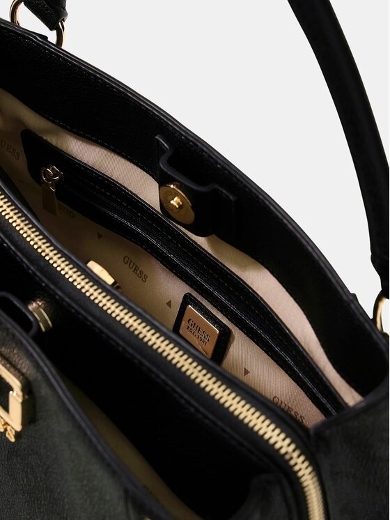 Guess Guess Дамска чанта Karnilla Logo HWOS99 01060 Сив