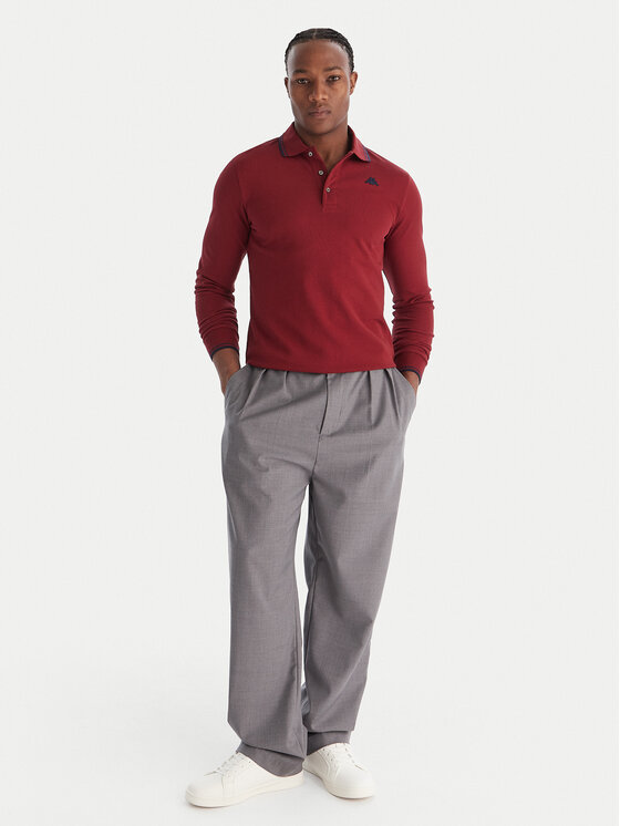 Robe di Kappa Robe di Kappa Polokošile Gord 6006570 Červená Slim Fit