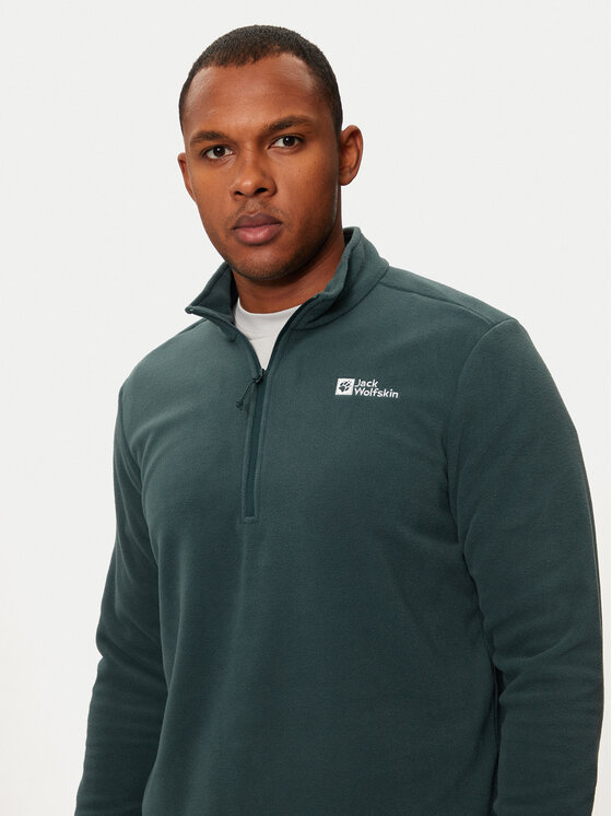 Jack Wolfskin Jack Wolfskin Fleecejacke Taunus 1709522 Grün Regular Fit