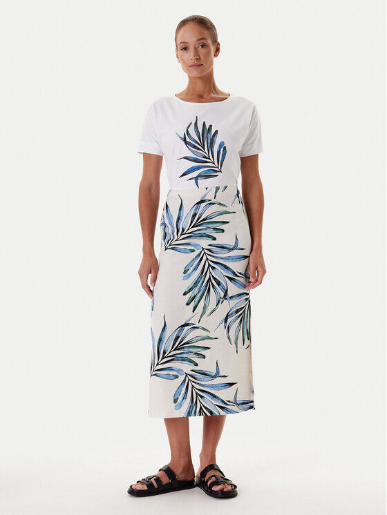 Tatuum Tatuum Majica Lali 5 T2509.112 Bela Relaxed Fit