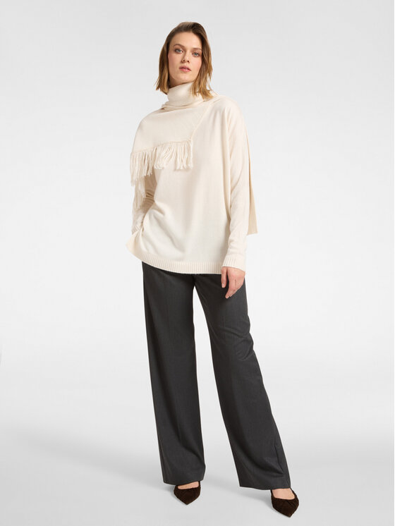 Elena Mirò Elena Mirò Maglione M469Z000602N002 Crema Regular Fit