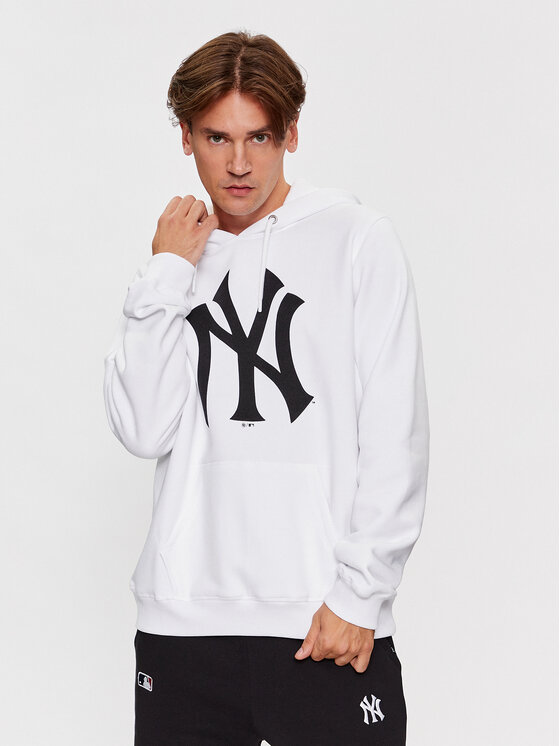 47 Brand 47 Brand Світшот New York Yankees BB017PEMIBR544118WW Écru Regular Fit