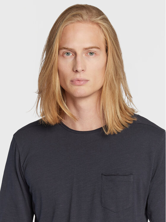 Longsleeve Nicolai 20703060 Blu scuro Regular Fit