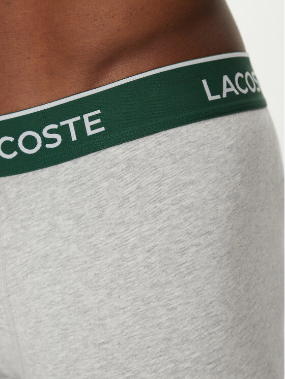 Lacoste Lacoste Set od 3 para bokserica 5H1297 Siva