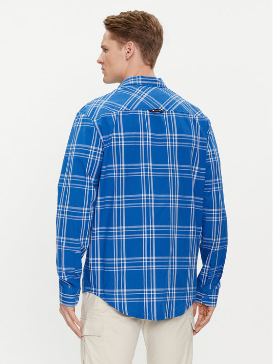 Tommy Jeans Tommy Jeans Košile Poplin DM0DM18968 Modrá Regular Fit