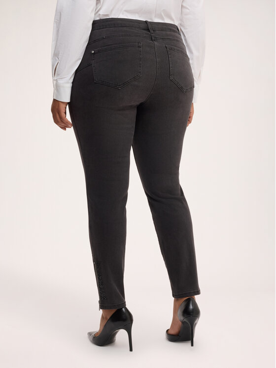 Fiorella Rubino Fiorella Rubino Jeansy P491T005433N023 Szary Skin Fit