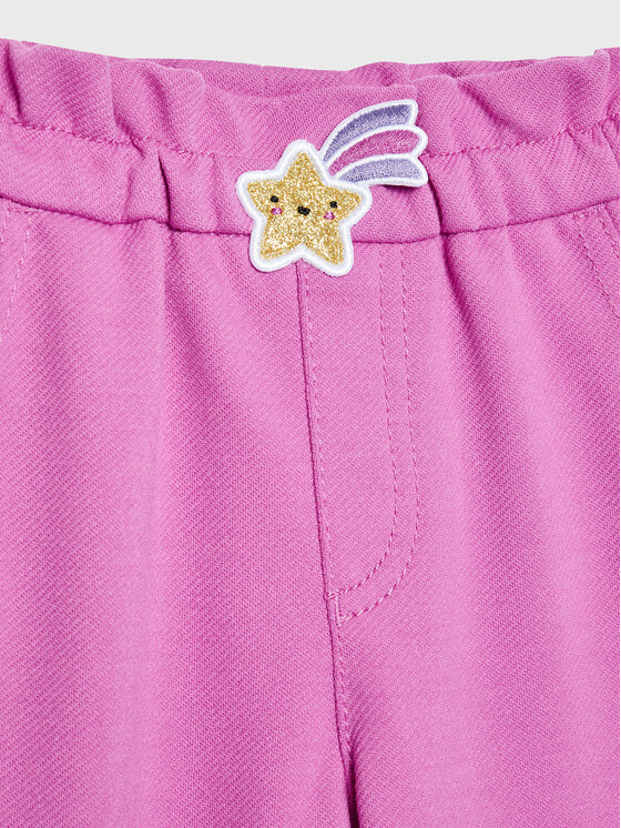 United Colors Of Benetton United Colors Of Benetton Pantaloni di tessuto 4LAAGF00B Rosa Regular Fit