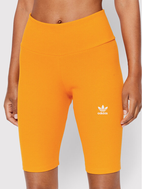 adidas Pantaloni scurți ciclism adicolor Essentials HF7483 Portocaliu Slim Fit