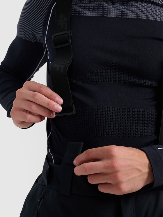 4F 4F Pantaloni da sci 4FWAW25TFTRM0928-20S Nero Regular Fit