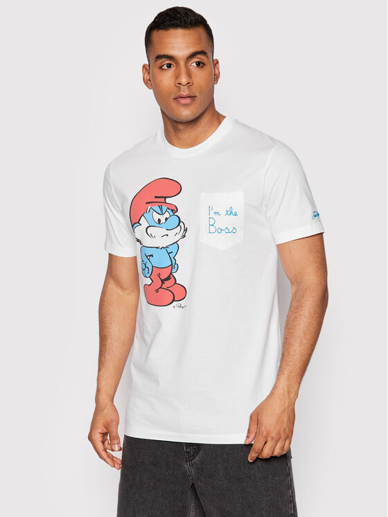 T-shirt Austin AUS0001 00592B Bianco Regular Fit