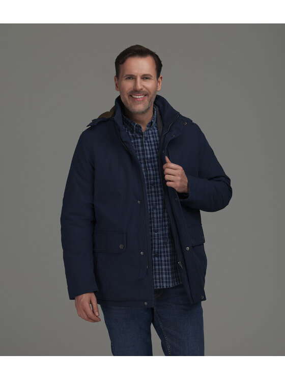Lee Cooper Lee Cooper Kurtka zimowa HANS Granatowy Regular Fit