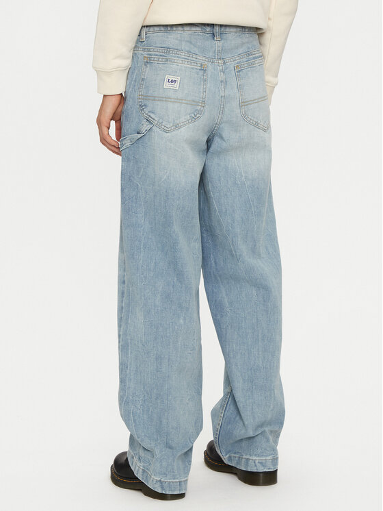 Lee Lee Jeansy Carpenter 112355208 Niebieski Loose Fit