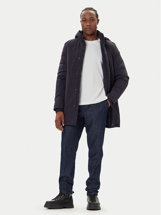 Geox Geox Cappotto invernale Aurelio M5625K T3194 F1624 Blu scuro Regular Fit