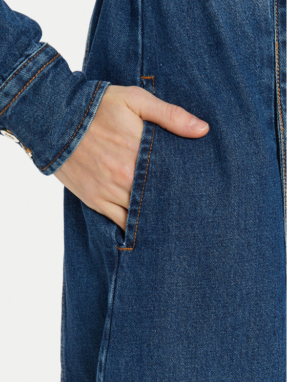 Babylon Babylon Džínsové šaty EBJ008 Modrá Regular Fit