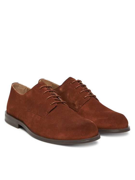 Calvin Klein Calvin Klein Nizki čevlji Ess Rubber Derby Su HM0HM01928 Rjava