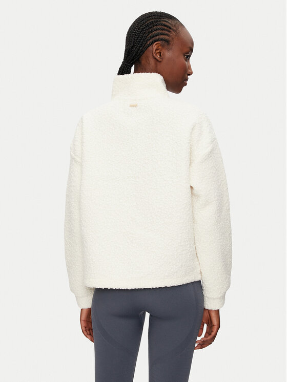 Athlecia Athlecia Sweatshirt Florrie W Sherpa Half zip EA243308 Beige Regular Fit