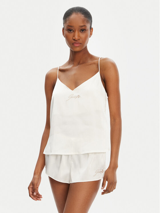 Juicy Couture Pyžamový top JCLCT125511 Écru Regular Fit