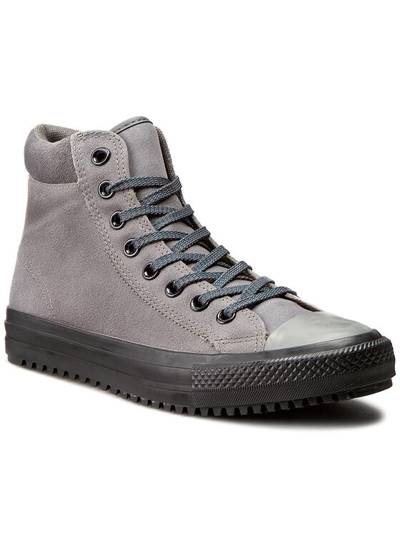 Converse Chuck Taylor All Star PC Leather High Top Boot Grey Gray