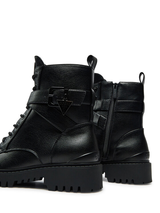 Guess Guess Trapery Olsy FLFOLS ELE10 Czarny