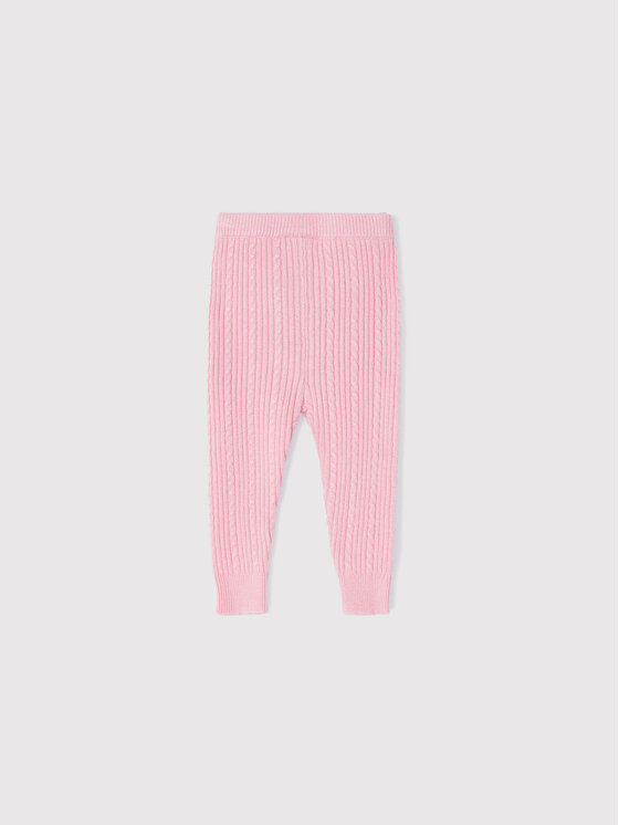Pantaloni in maglia 10275 Rosa Slim Fit