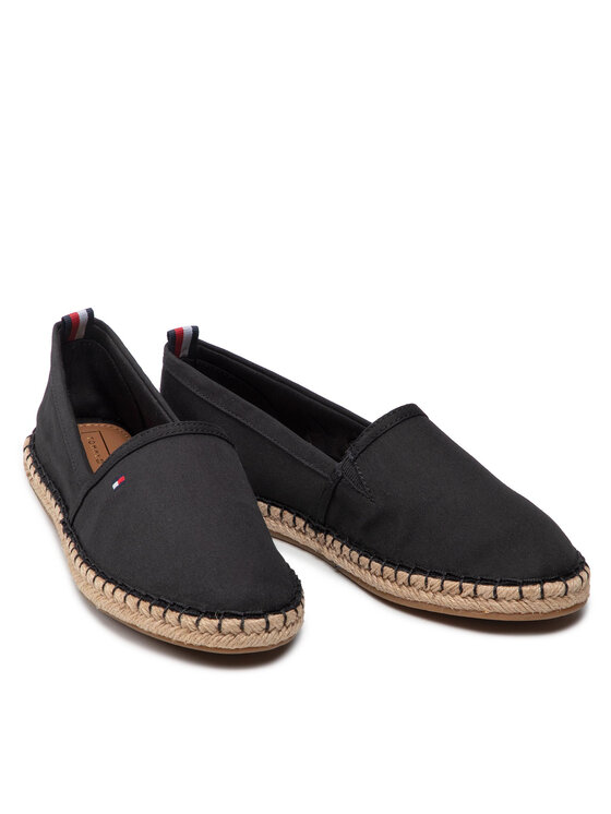Tommy Hilfiger Tommy Hilfiger Espadrilles Basic Flat FW0FW06497 Schwarz