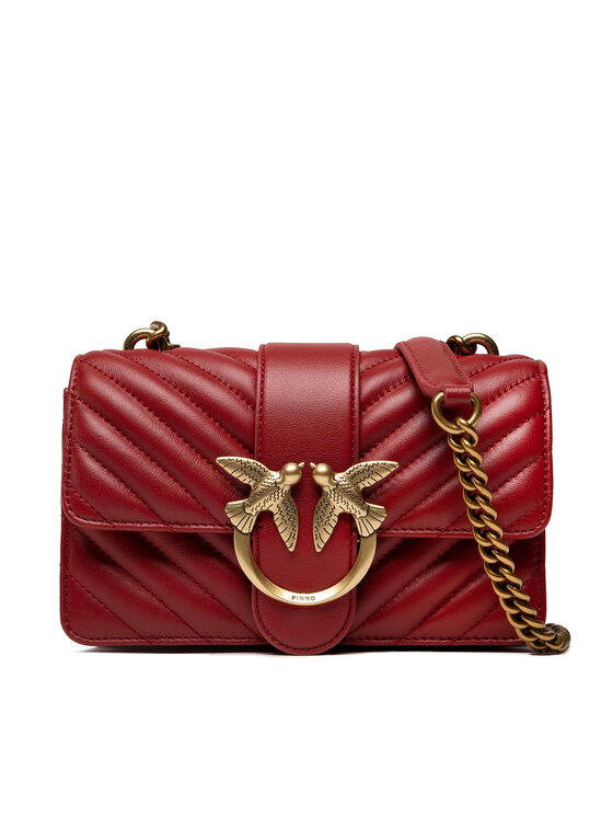 pinko mini love chevron