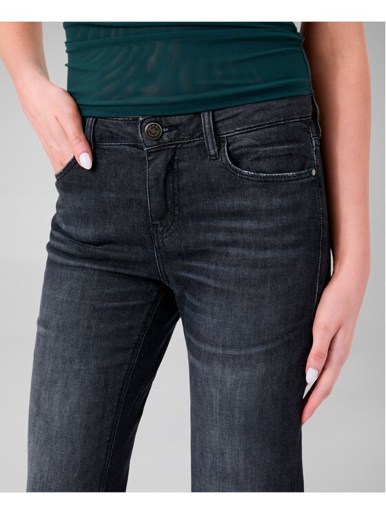 Guess Guess Jeansy 184481 Czarny Flared Fit