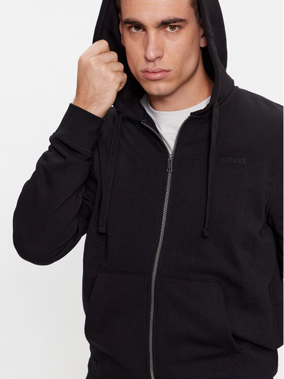 Guess Guess Μπλούζα M4RQ48 KBK32 Μαύρο Regular Fit