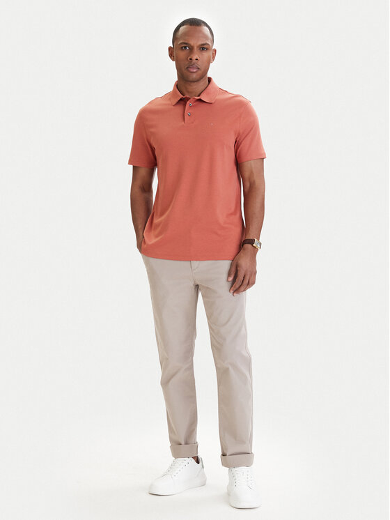 Calvin Klein Calvin Klein Polokošile LV04LB276G Oranžová Regular Fit