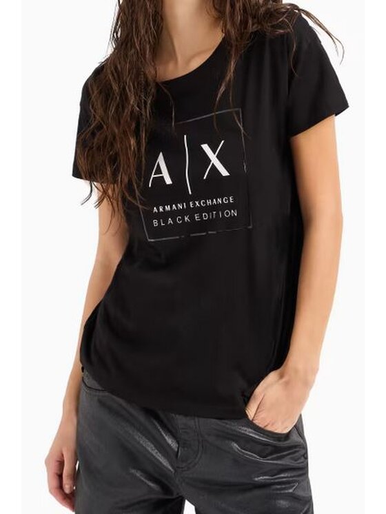 Armani Exchange Armani Exchange T-Shirt XW000063 AF10359 UC001 Czarny Regular Fit